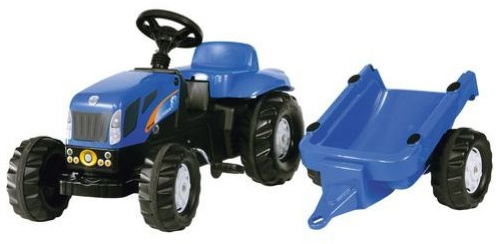 Rollytoys 13074 rollyKid NH T 7550 und Anhänger