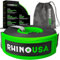 Rhino USA Correa de Remolque (7,6cmX9,1m) - Resistencia a la Rotura de 13.600 kg - Cuerda de Recuperación de Emergencia para Camión, UTV, ATV - Recuperación Heavy Duty para Uso Todoterreno 4X4 - Negra