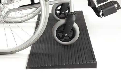 The Ramp People Rubber Threshold Ramp 4mm - 100mm (3cm / 1.18) - Wheelchair and Scooter Step Ramp and Doorway Ramp