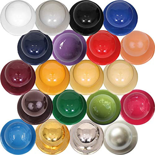 3er Pack Kochknöpfe Kochknopfset Kugelknöpfe für Kochjacken (3 * 12Stk.) (3 verschiedene Sets)