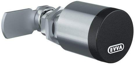EVVA AirKey Hebelzylinder MB27-S 27 mm Durchmesser, Elektronisches Hebelschloss für Briefkästen, Vitrinen uvm. mit Bluetooth, NFC, RFID