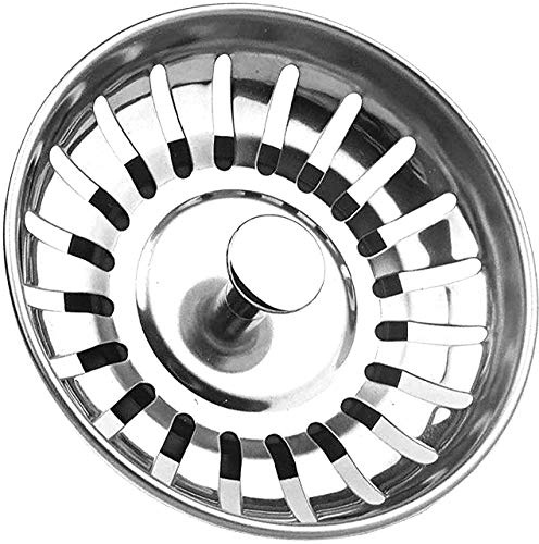 Tomario Tapón colador de Fregadero de Cocina de Acero Inoxidable Grueso para Fregadero de Cocina, diámetro del Agujero 78 mm