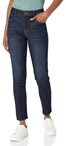 Democracy womens Democracy Women's Petite Ab Solution High Rise Jegging Jeans, Indigo, 12 Petite US