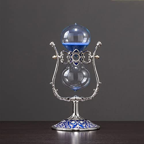 HDDH retrò clessidraTimer Clessidra Rotante Metallo Clessidra Regali creativi Giocattolo Ufficio A Casa Décor Clessidra 15/30/60 Minuti