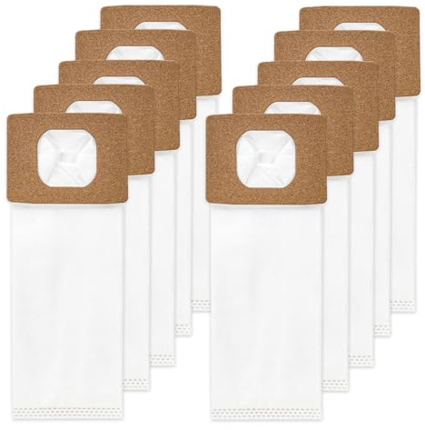 Gudotra 10 Packs Type I HEPA Vacuum Bags Replacement for Hoover Platinum Type I Canisters Vacuum Cleaning Replace Part AH10005 UH30010COM