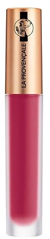 La Provençale Le Rouge matt Ocker – 100% Inhaltsstoffe natürlichen Ursprungs – angereichert mit Pflegeöl – für intensive Lippen mit samtmattem Finish – Farbton Carpentras Rose (243) | AOP Provence Bio-Olivenöl, Jojoba- und Rizinusöl, 8 Stunden Komfort, feuchtigkeitsspendend, präziser weicher Applikator