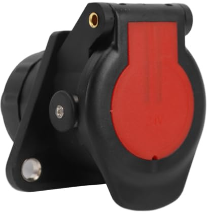 24V Anhängerstecker Adapter 15-polige Anhängersteckdose Anhängeranschlussadapter für Wohnwagen, Boote und Wohnmobile