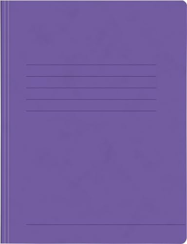 Papiertiger Schnellhefter aus Karton/Pappe für Schule und Büro (Pressspankarton, violett, 14er Pack)
