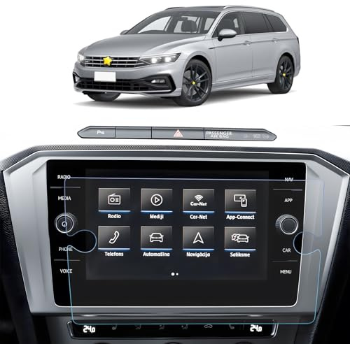 SKTU Displayschutzfolie Kompatibel mit V W T-ROC 2019-2023 2024,Matte Navigation Schutzfolie 8 Zoll 9H Kratzfest GPS Navi Anti-Fingerprint TROC Schutzfolie Zubehör