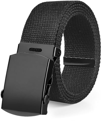 Taktischer Gürtel, Gürtel Herren,115CM Militär Arbeitsgürtel herren, 3,8 CM Nylon Schwarz Gürtel mit Schnellverschluss-Metallschnalle,FreiVerstellbarer tactical belt