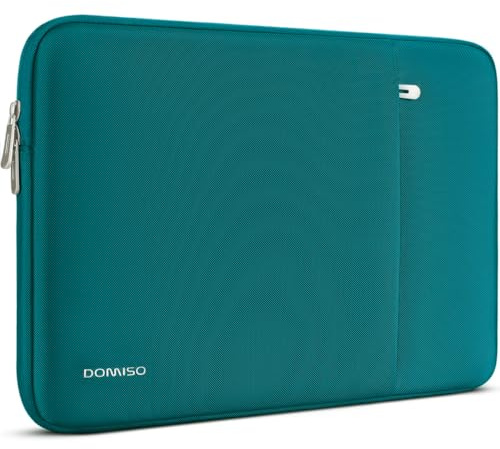 DOMISO Laptoptasche 17 Zoll Laptop Tasche Hülle Schutzhülle Wasserdicht Laptop-Taschen Laptophülle Notebooktasche Sleeve Case für HP Pavilion Envy/Dell/IdeaPad/LG Gram/MSI/ASUS/Razer,Türkis