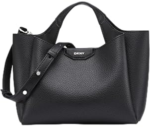 DKNY,HANDBAG,WILLA MINI SATCHEL,BLACK/SILVER,1SZ