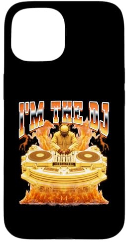 I'm The DJ Discjockey Disc Jockey Tourne-Disque années 90 Bootleg Coque pour iPhone 15