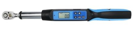 IndusTradCorp Clé dynamométrique 3/8'', tête à cliquet Double bidirectionnelle, 30 N.m, 60 N.m, 85 N.m, 135 N.m, Quatre unités de Mesure, clé dynamométrique numérique(AWE3-135R)