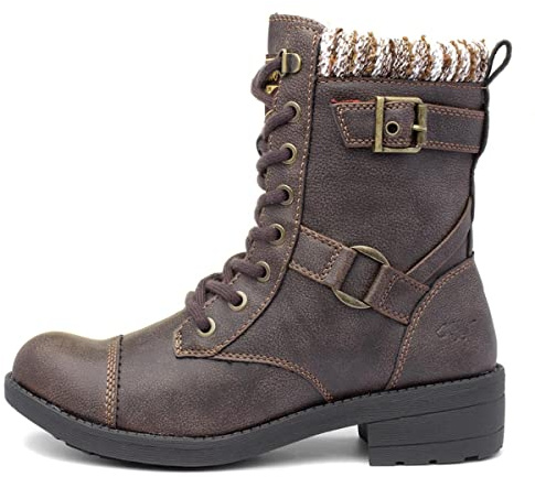 Rocket Dog Womens/Ladies Thunder Biker Boots (6 UK) (Brown Galaxy)