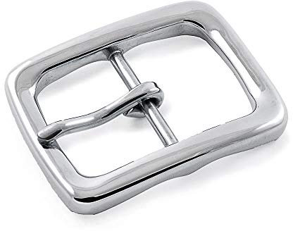 Ganzoo Gürtel-Schnalle für Damen und Herren, Buckle, Gürtel-Schließe aus rostfreiem Edel-Stahl, -, Edelstahllook