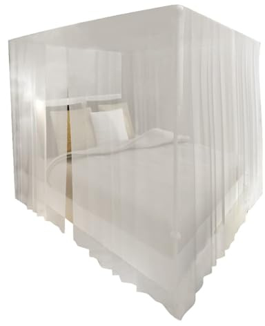 vidaXL 2X Moustiquaire Lit Tête Rectangulaire à Suspendre Chambre à Coucher