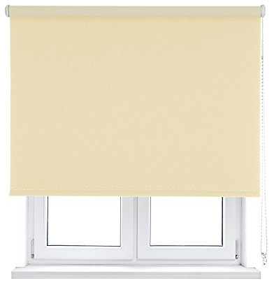 VIEWTEX | Estor Enrollable Opaco Térmico Marfil 75 X 250cm | Bloquea la Entrada de la luz | Fabricado en España | Garantia 5 años