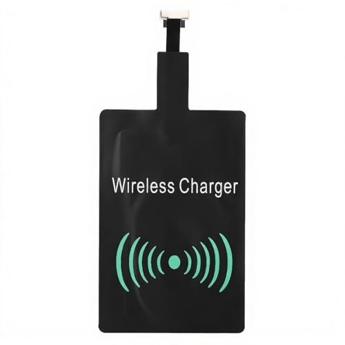ASHATA Wireless Qi Receiver,Wireless Ladegerät Empfänger Qi Ladeempfänger Charging Receiver,Universal Ladeempfänger Adapter Modul Chip Aufladen Empfänger(Für Micro-USB)