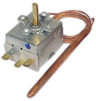 DOJA Industrial | Thermostat 0/120 ° IMIT führungslos | Temp. 0/120 ° Glühbirne 95 mm Durchmesser 6,5 mm/Commutated