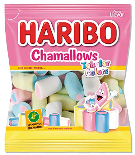 Haribo Chamallows Tubular Colors 90 g