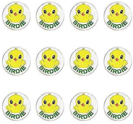 GOLTERS Golfballmarker, Verschiedene Muster, Vorteilspackung mit 12 Golfgeschenken, Golfkappen-Clips und Pitchgabel-Reparaturwerkzeuge, Partner-Zubehör-Sets für Männer, Frauen, Golfer