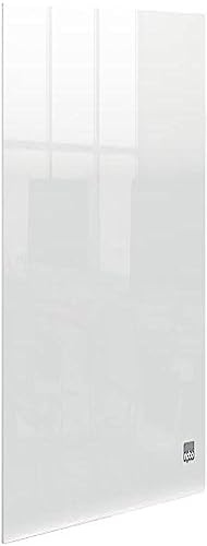 Nobo - Mini Tableau Transparent Effaçable en Acrylique pour Bureau, Facile à Effacer, 300 x 300 mm, Feutre Marqueur et Fixations Murales Inclus, 1915616