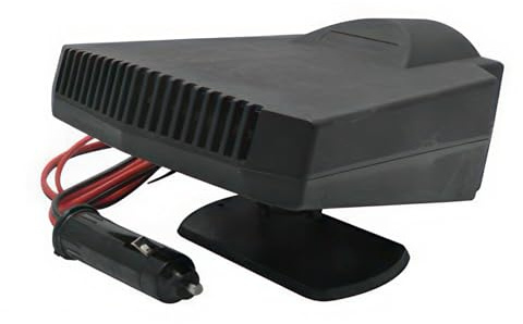 Baceyong Auto Heizlüfter, 200W Auto Heizung 12V Zigarettenanzünder, 2-In-1 Anti-Beschlag Windschutzscheibe Demister Fenster Defroster Lüfter Enteiser, Mini-Heizung mit Luftreinigungsfunktion