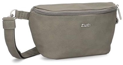 Zwei Damen Hip Bag Mademoiselle.M MH4 Bauchtasche 25 cm 1 Liter aus hochwertigem Kunstleder, Crossbody Bag wasserabweisend, 3-in-1 Bequeme Brusttasche, Gürteltasche & Hüfttasche