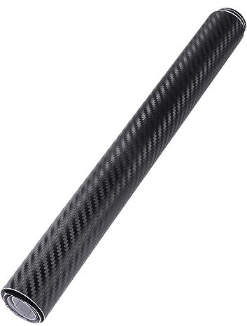 CALLARON 4d Carbonfaser Folie Rolle 20x152cm Selbstklebend Autoaufkleber Schwarz Fahrzeug Dekor Universell Für Auto Motorrad Laptop