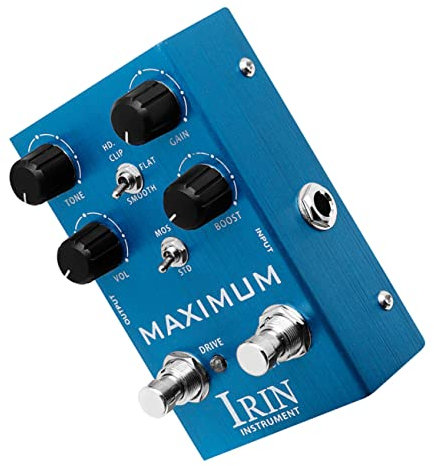 TOPPERFUN Gitarrenzubehör Delay-pedal Stereo-delay-effekt Analoges Delay-gitarrenpedal Eq-ton Für E-gitarre Robuste Konstruktion Aus Aluminiumlegierung