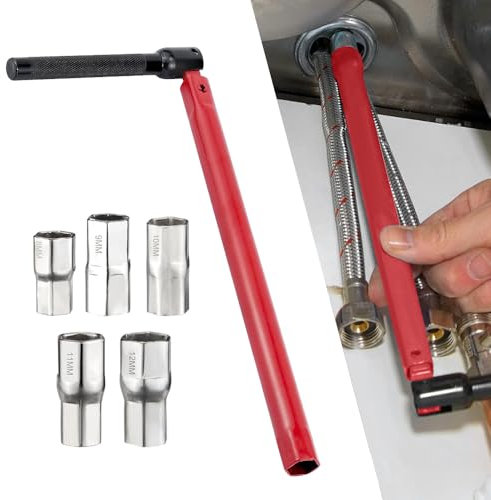 Dhqkqg Chiave per Rubinetto Sottolavello - Utensile per L'installazione 8-12 mm Con Chiavi a Tubo