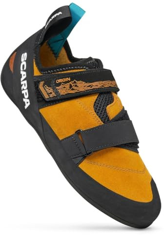 Scarpa klättring sko original för nybörjare, nektarine svart, 42 EU