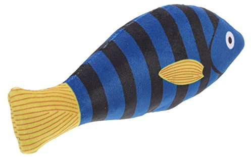 HAPINARY Catnip Spielzeug Für Katzen Plüschiges Fischdesign Für Katzen Fördert Und Mit Natürlichem Katzenminze Gefüllt Beschäftigung Und Pflege Zähne