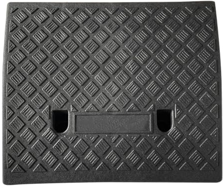 50X40X17cm Bordsteinrampe Curb Ramp PVC Bordsteinrampensatz Türschwellenrampe Rampe Rollstuhl Rampe Auto Bordsteinkanten Auffahrrampe Bordstein Rollstuhlrampe Threshold Ramp