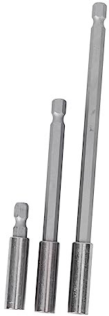 Holibanna 3pcs Bit Extensions Quick Release Heavy Duty Screwdriver Extension Bit Holder and Hex Screwdriver Set