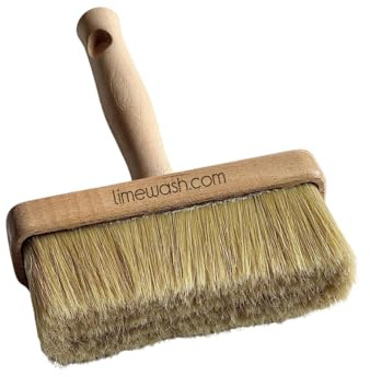 Limewash Block brush | Premium limewash paint brush natural bristle | Wood Stain Brushes for Painting Walls (140cm)