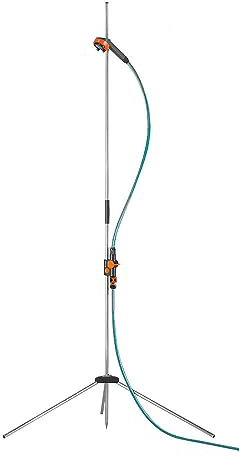 Gardena 960 Tragbare Gartendusche für Außenbereich, mit dreifachem Strahlmodus, auf Einer Stange