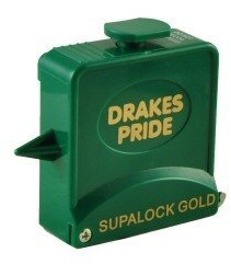 Drakes Pride Supalock guldmätband för boules-spelare, inklusive mätreglage, 2,74 m (9 fot) blå marinblå