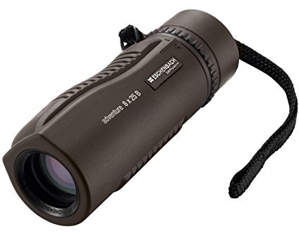 Eschenbach Optik Monokular adventure M 8 x 25, robust, geringes Gewicht, wasserdicht, braun