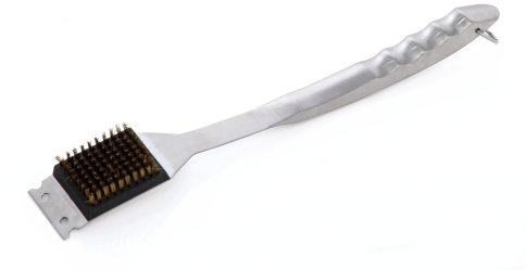 tepro Grillzubehör Grillreinigungsbürste aus Edelstahl mit Messing-Borsten