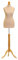 Tailors Dummy Size 14/16 Female Dressmakers Fashion Mannequin Students Cream With Lightwood Stand