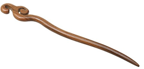 Sharplace Retro Holz Haarstab Haargabel Haarstift Haarstock Essstäbchen Haarnadel, Holz