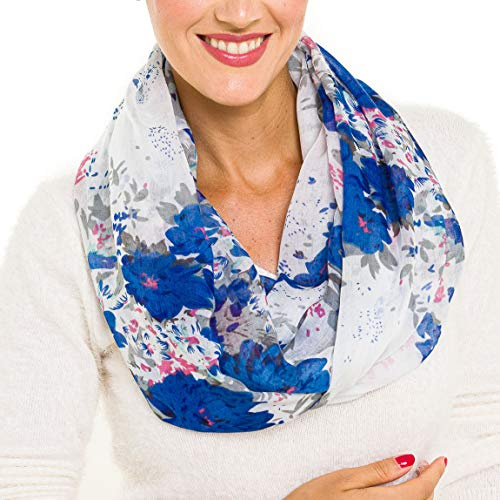 Infinity Scarf for Women Lightweight Fashion Scarves for Summer Fall (I-P077-6)