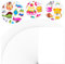 BeYumi 30 Pack Sticker Album Pages, Double-Sided Release Papers, Blank Collecting Pages for Kids & Adults, 11.6 x 8.3 Inches