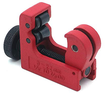 DollaTek Tagliatubi in metallo per tubi in rame, 3-22 mm, tagliatubi in alluminio, per impianti di climatizzazione