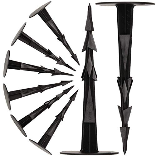 GARDENIX® 200 Stück TerraPEG PRO Erdanker Bodenanker Erdnägel für Gartenvlies Unkrautvlies Maulwurfnetz Plane