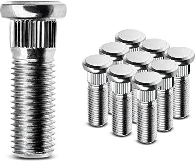 Frankberg 10 pernos de rueda delantera y trasera compatibles con A,u,r,i,s A,v,e,n,s,i,s Camry Carina Celica Corolla Crown Dyna Hilux Land Cruiser Yaris 1980-2019 Replace# 9094202049