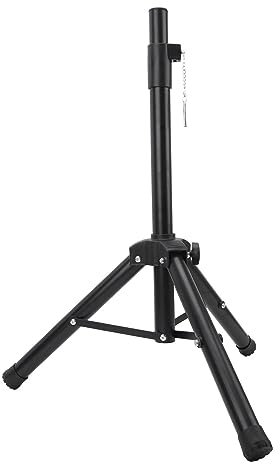 Supporti per Altoparlanti con Treppiede, Supporti per Altoparlanti DJ PA Regolabili da 62-120 Cm Mini Supporto per Altoparlanti Antiscivolo per Palco da Studio