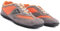 Magical Shoes Zapatillas Descalzas para Mujeres, Zapatos Deportivos Barefoot de Piel, Zapatos Minimalistas Transpirables Ultraligeros, Talla 40, Sunset Naranja Gris, Explorer 2.0